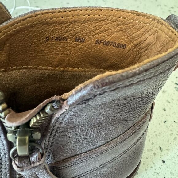 Sofft Brookdale Women's Leather Ankle Boots Moto-Chic Slouchy Side Zipper Size 9 - Picture 6 of 14